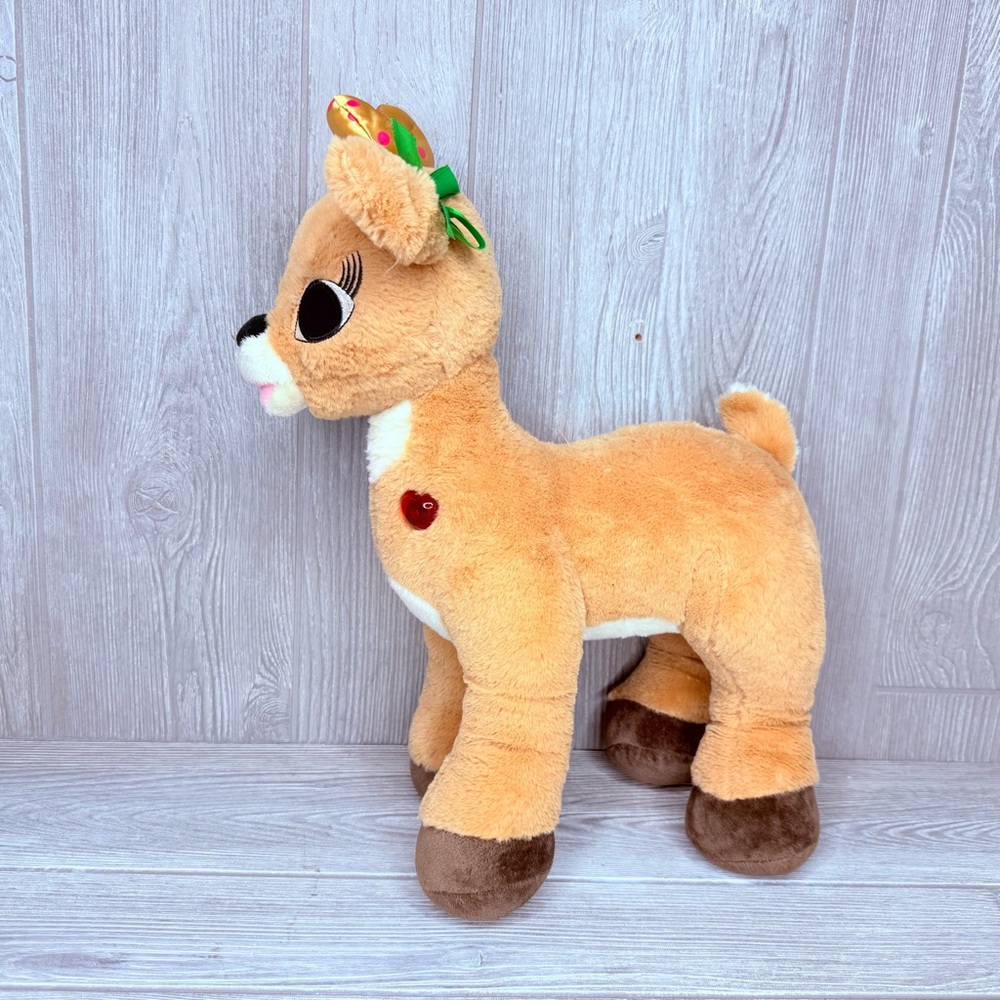 Build A Bear 15" 2014 Rudolph The Red-nosed Reindeer Clarice Plush doll animal